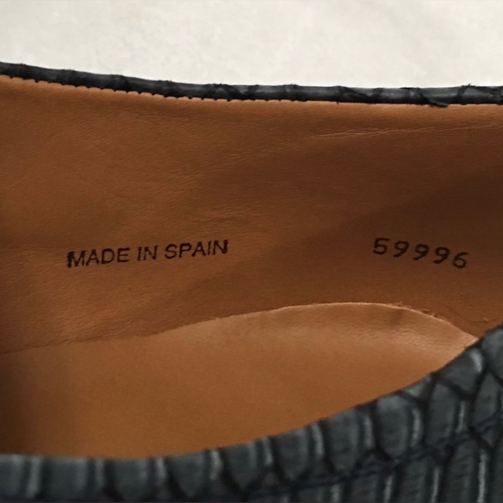 Mezlan Platinum Izano Blue Derby Dress Shoes - Picture 10 of 16